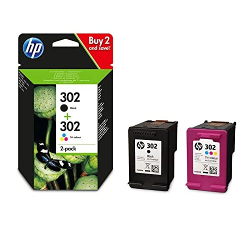 HP Combo 302 schwarz dreifarbig Blister