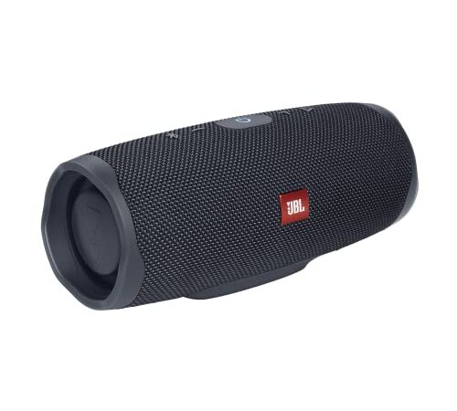 JBL Charge Essential 2 – Tragbarer wasserdichter Lautsprecher mit Powerbank in Schwarz – Wasserdicht – 20 Std. Akkulaufzeit