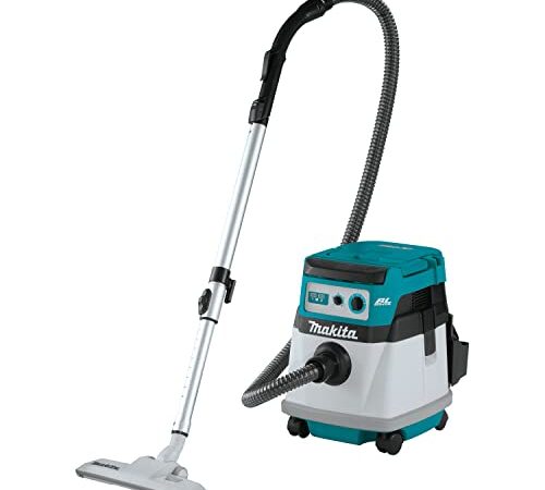 Makita DVC155LZX2 Akku-Staubsauger 15L 2x18V Nass+Trocken (ohne Akku, ohne Ladegerät) Petrol