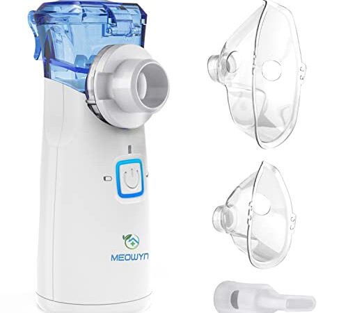 Meowyn Inhalationsgerät für Erwachsene und Kinder, USB-C Wiederaufladbarer Inhalator Mit Tragbarem Design, Einfach zu Bedienen und zu Reinigen, Effiziente Zerstäubung für den Heim- und Reisegebrauch
