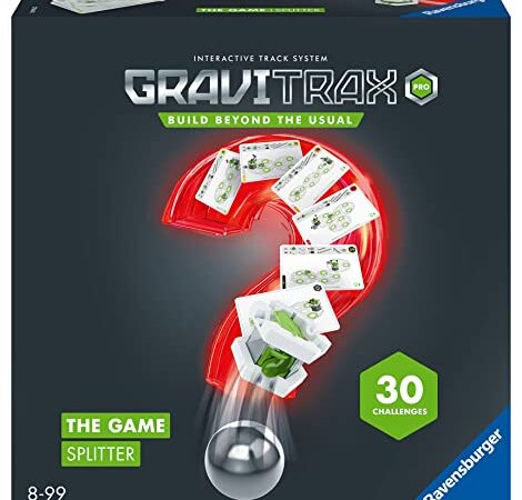 Ravensburger GraviTrax PRO The Game Splitter - Logikspiel für Kugelbahn Fans , Konstruktionsspielzeug für Kinder ab 8 Jahren