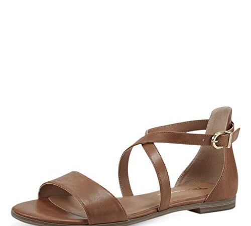 Tamaris Damen 1-1-28105-20 Sandale, braun, 39 EU