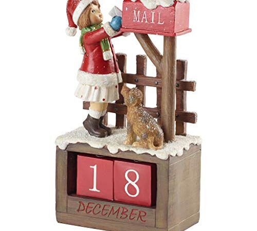Villeroy & Boch - Winter Collage Accessoires Kalendermädchen, bunt, 12,5 x 8 x 22,5 cm
