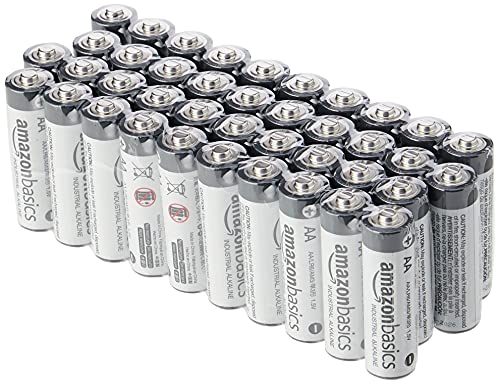 Amazon Basics AA Industrie Alkalibatterien, 40 Stück