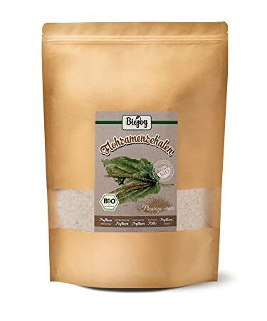 Biojoy BIO-Flohsamenschalen, 99% Reinheit Plantago ovata, Psyllium Husk (1 kg)