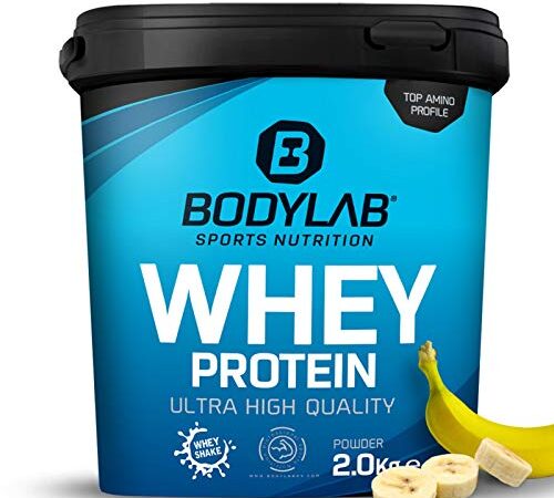 Bodylab24 Whey Protein Pulver, Banane, 2kg
