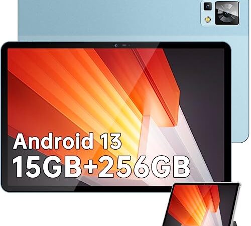 DOOGEE T30 Pro Tablet Android 13, 11 Zoll 2.5K Gaming Tablet PC, 15GB RAM+256GB ROM (2TB Erweitern) 8580mAh, 2560 * 1600 FHD+ Bildschirm, 20MP+8MP, Widevine L1,Helio G99, 4G LTE/5G WiFi/BT5.2/OTG/GPS