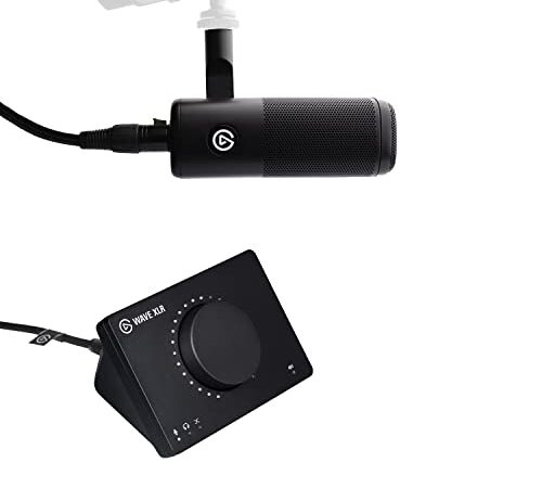 Elgato XLR Paket - Dynamisches XLR-Mikro, Audiomixer für XLR-Mikro zu USB-C, nierenförmige, unterdrückt Hintergrundgeräusche, Podcasting, Streaming, Broadcasting, für Mac/PC mit 3m XLR Kabel
