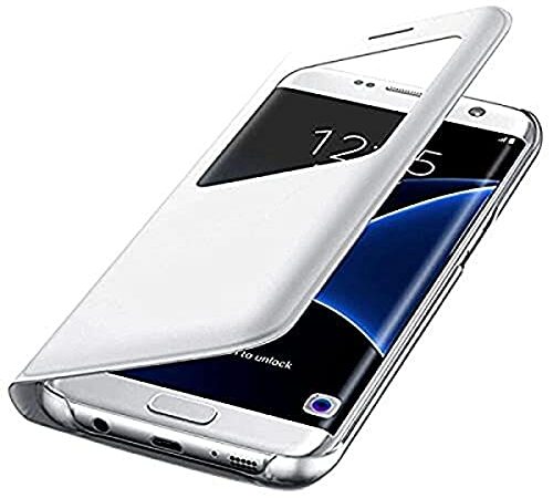 Samsung Original S View Cover Hülle EF-CG935 für Galaxy S7 edge - Weiß