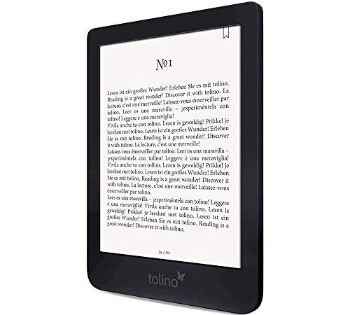 Tolino Shine 3 eBook-Reader Touchscreen 8 GB schwarz - E-Reader (15,2 cm (6 Zoll), E Ink Carta, 1072 x 1448 Pixel, Bildschirmgröße DRM, PDF, TXT, 8 GB, 25 GB)
