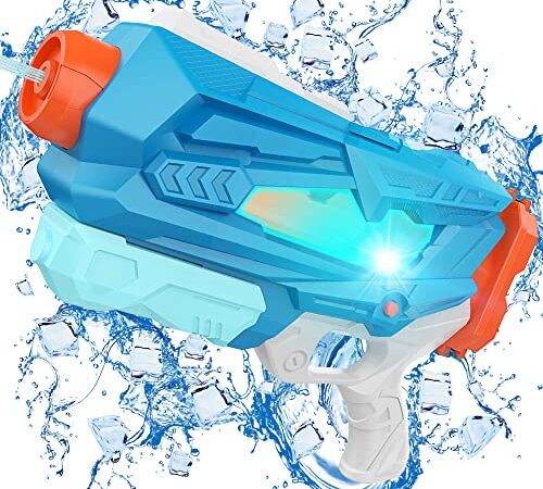 Wasserpistole Wasserspritzpistole Wasser Spielzeug mit großer Reichweite 8-10 Meter 700ml für Outdoor Kinder Erwachsene Pool Garten, Pumpe Wasserpistole